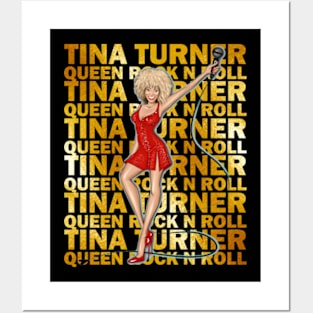 TINA TURNER QUEEN ROCK N ROLL Posters and Art